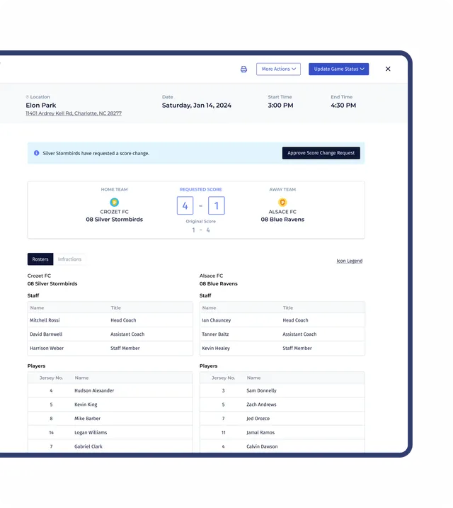How to Submit Game Scores as a Team Admin